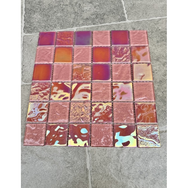 Gạch mosaic thủy tinh lấp lánh MH 7023 - Daisan Mart