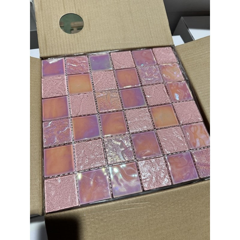 Gạch mosaic thủy tinh lấp lánh MH 7023 - Daisan Mart