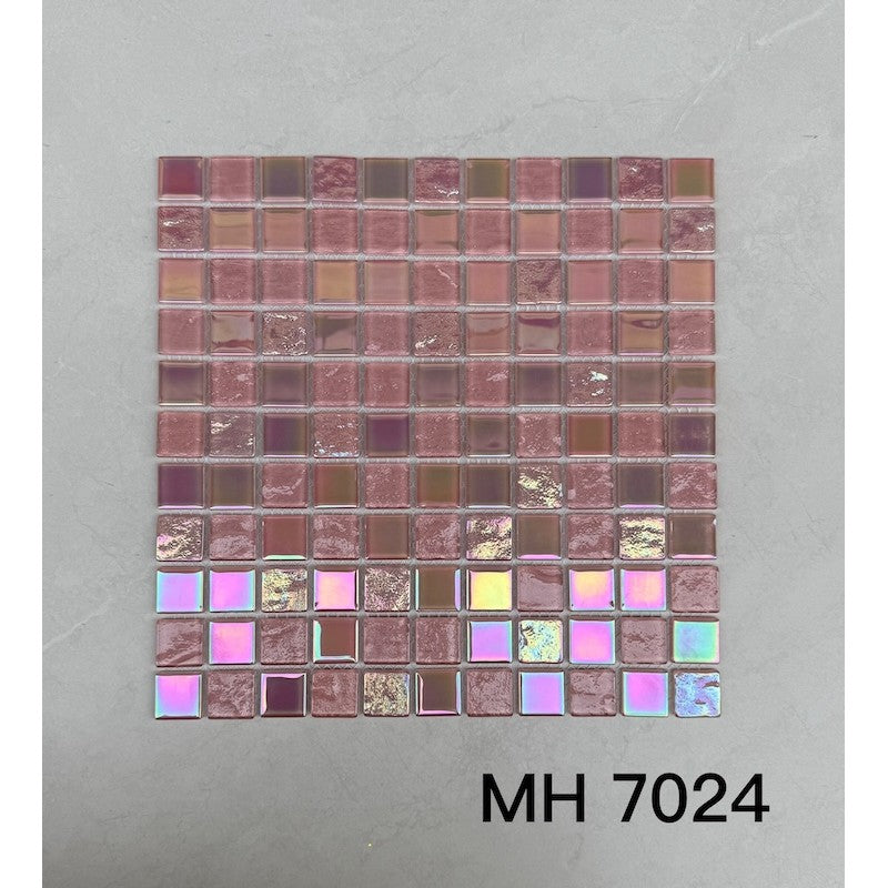 Gạch mosaic thủy tinh lấp lánh MH 7024 - Daisan Mart