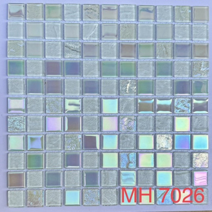 Gạch mosaic thủy tinh lấp lánh MH 7026 - Daisan Mart