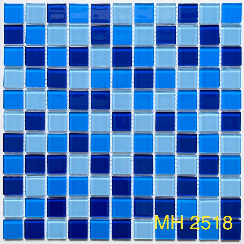 Gạch mosaic thủy tinh MH 2518 - Daisan Mart