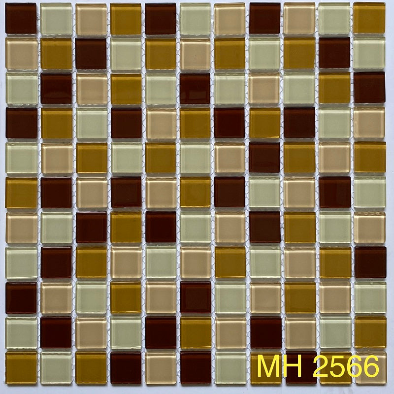 Gạch mosaic thủy tinh MH 2566 - Daisan Mart