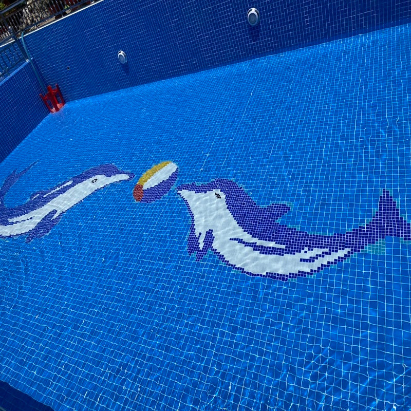 Gạch mosaic thủy tinh MH 4802 - Daisan Mart