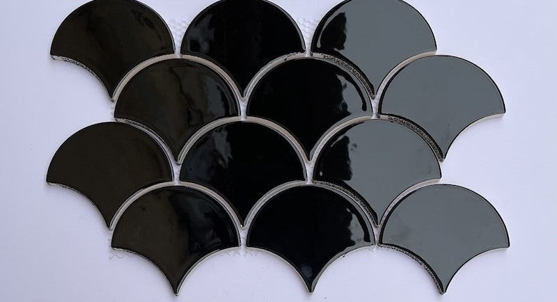 Gạch Mosaic Vảy Cá Bóng MHF 09. - Daisan Mart