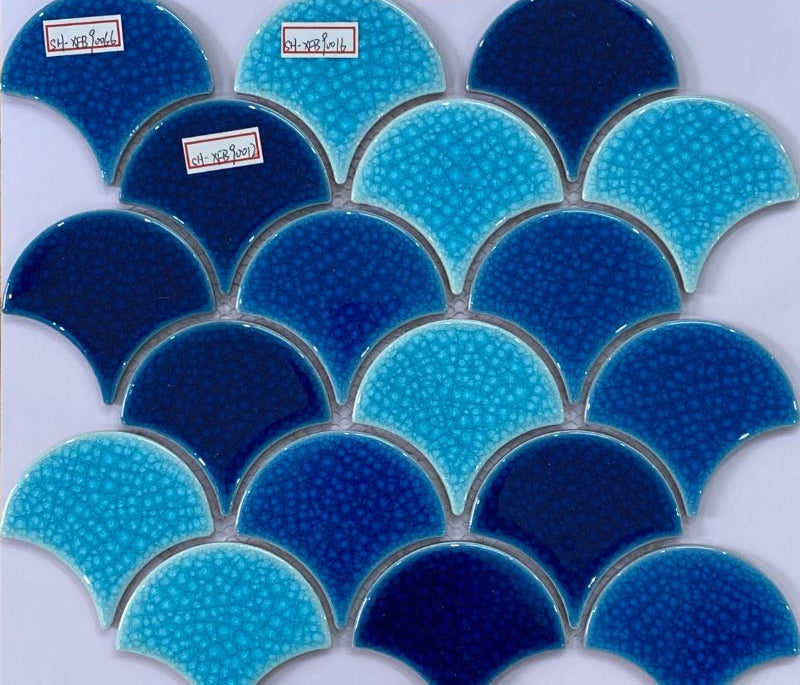 Gạch Mosaic Vảy Cá Rạn 2 lớp MHF 29 - Daisan Mart