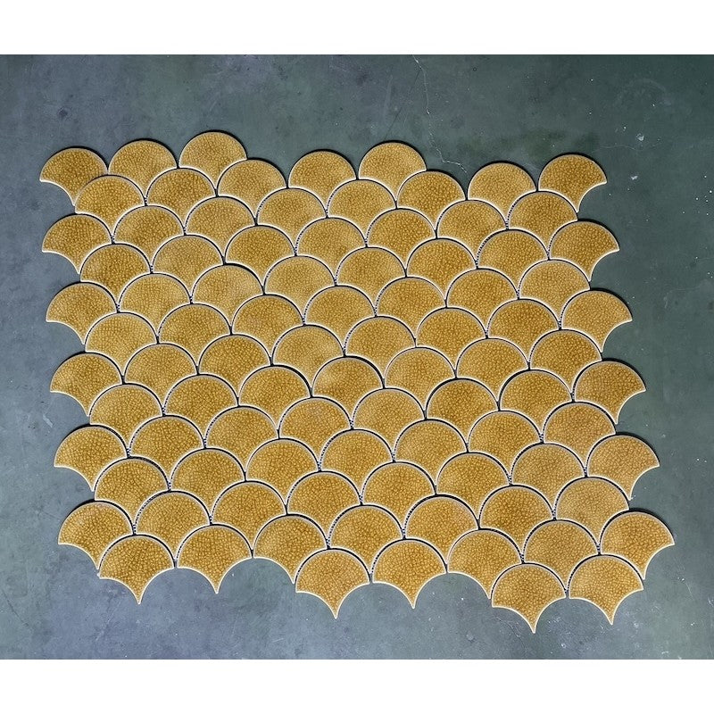 Gạch Mosaic Vảy Cá Rạn 2 lớp  MHF 8915 - Daisan Mart