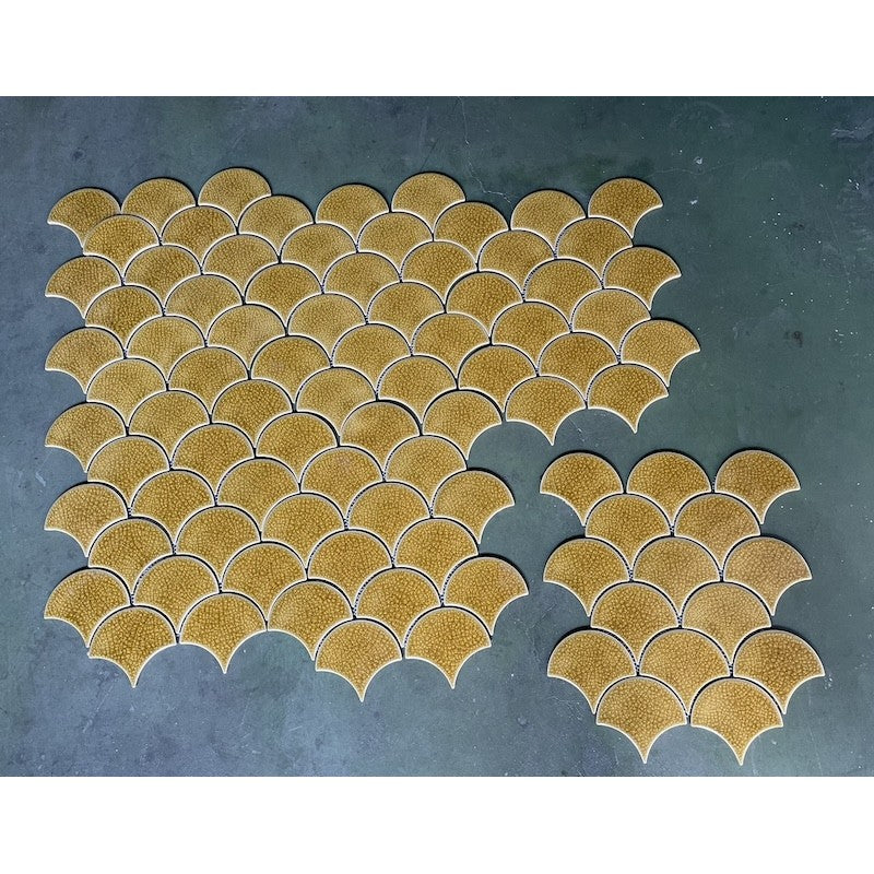 Gạch Mosaic Vảy Cá Rạn 2 lớp  MHF 8915 - Daisan Mart