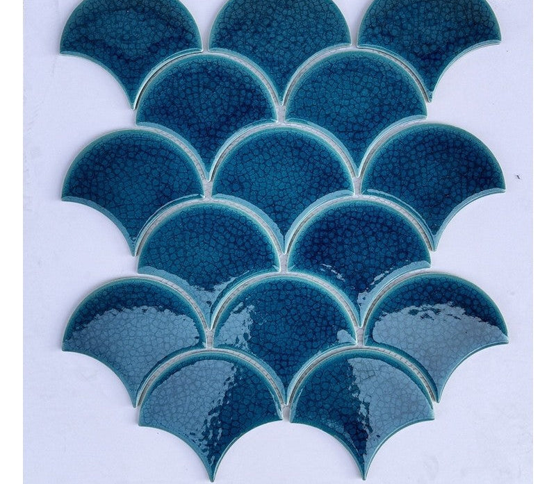 Gạch Mosaic Vảy Cá Rạn 2 lớp  MHF 8966 - Daisan Mart