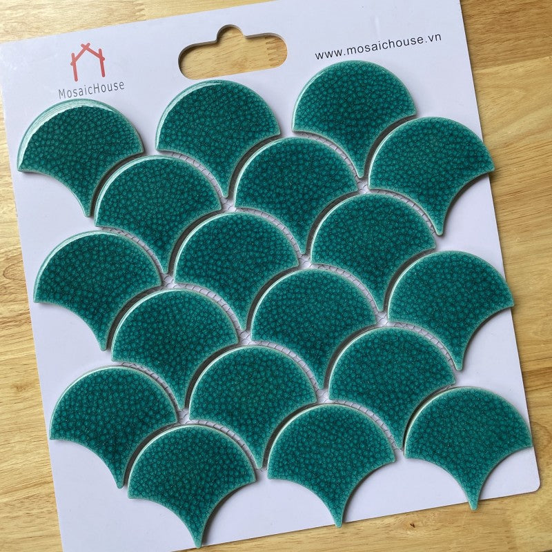 Gạch Mosaic Vảy Cá Rạn 2 lớp MHF 90011 - Daisan Mart