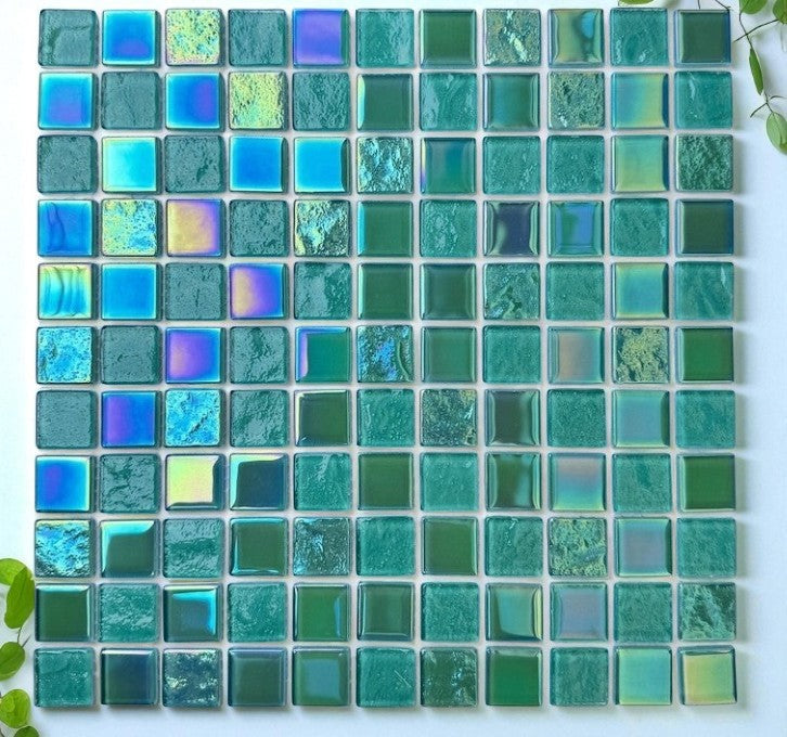 Gạch mosaic thủy tinh lấp lánh MH 7032 - Daisan Mart