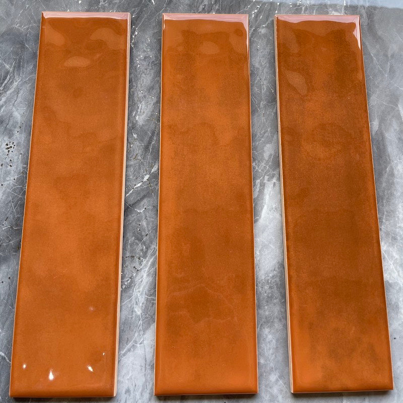 Gạch Thẻ Gợn Sóng 75x300 Màu Cam 7532P9 - Daisan Mart