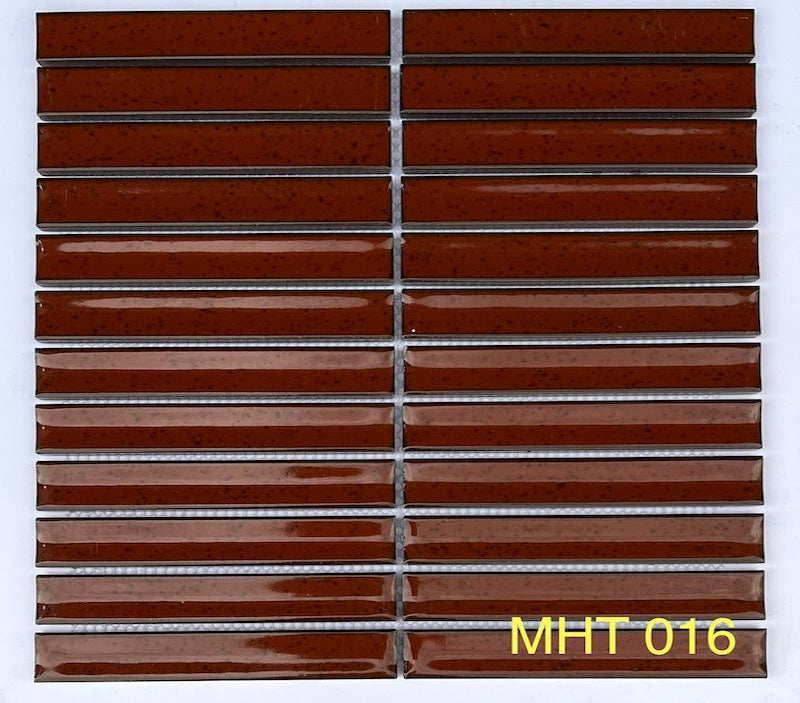 Gạch Mosaic Que Đũa Màu Đỏ MHT 016 - Daisan Mart
