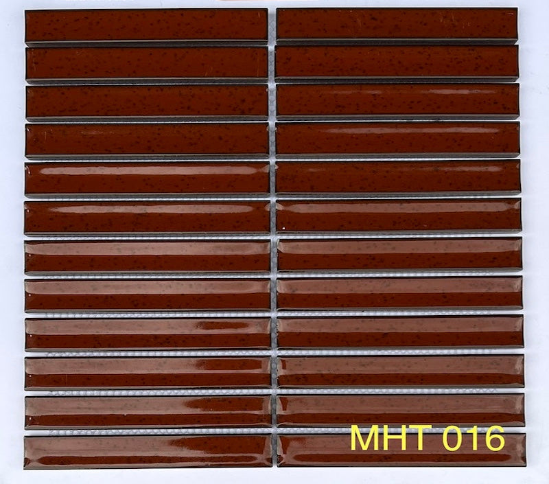 Gạch Mosaic Que Đũa Màu Đỏ MHT 016 - Daisan Mart