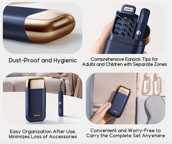 Bebird I35R - Wireless HD Ear Cleaning Headphones