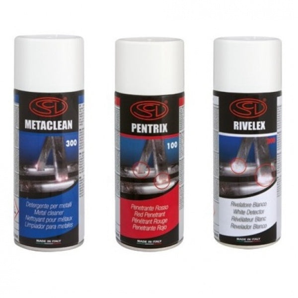 Set of 3 High Quality Weld Test Bottles