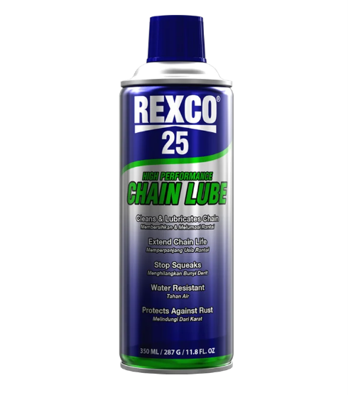 REXCO 25 CHAIN ​​LUBE High Performance Chain Lubricant 350 ML 287 G 4.2 fl OZ
