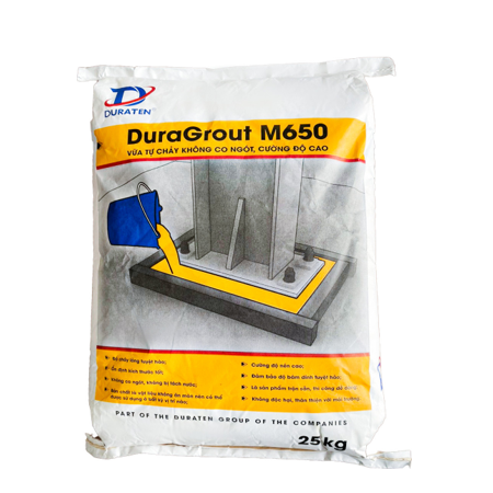 DuraGrout M650 – Non-shrink, high strength self-leveling mortar 