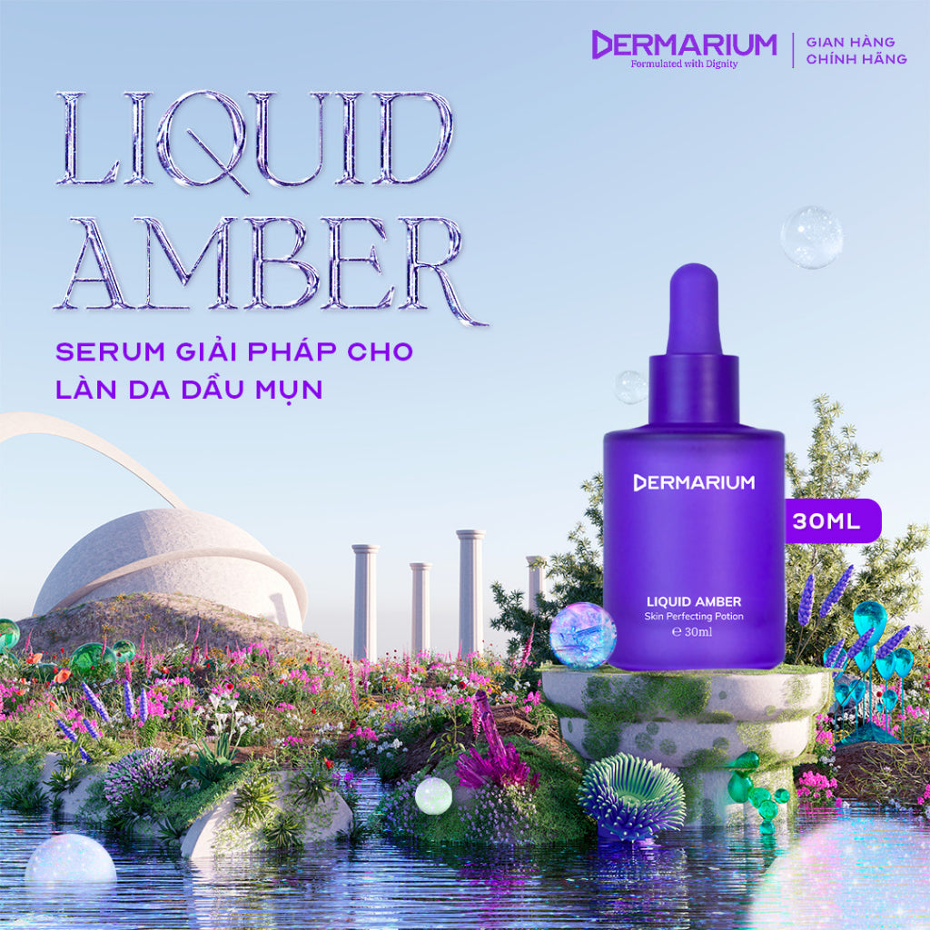 Dermarium Amber Liquid Serum For Oily Acne Skin 30ml