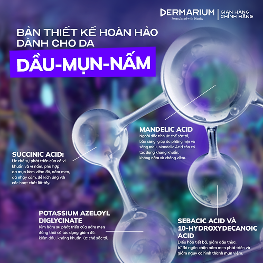 Dermarium Amber Liquid Serum For Oily Acne Skin 30ml