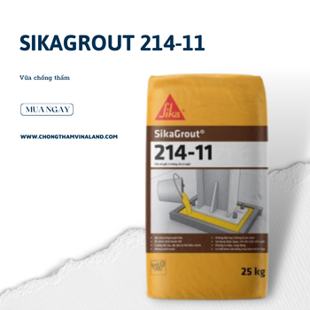 SikaGrout 214-11 – Sika waterproof mortar 