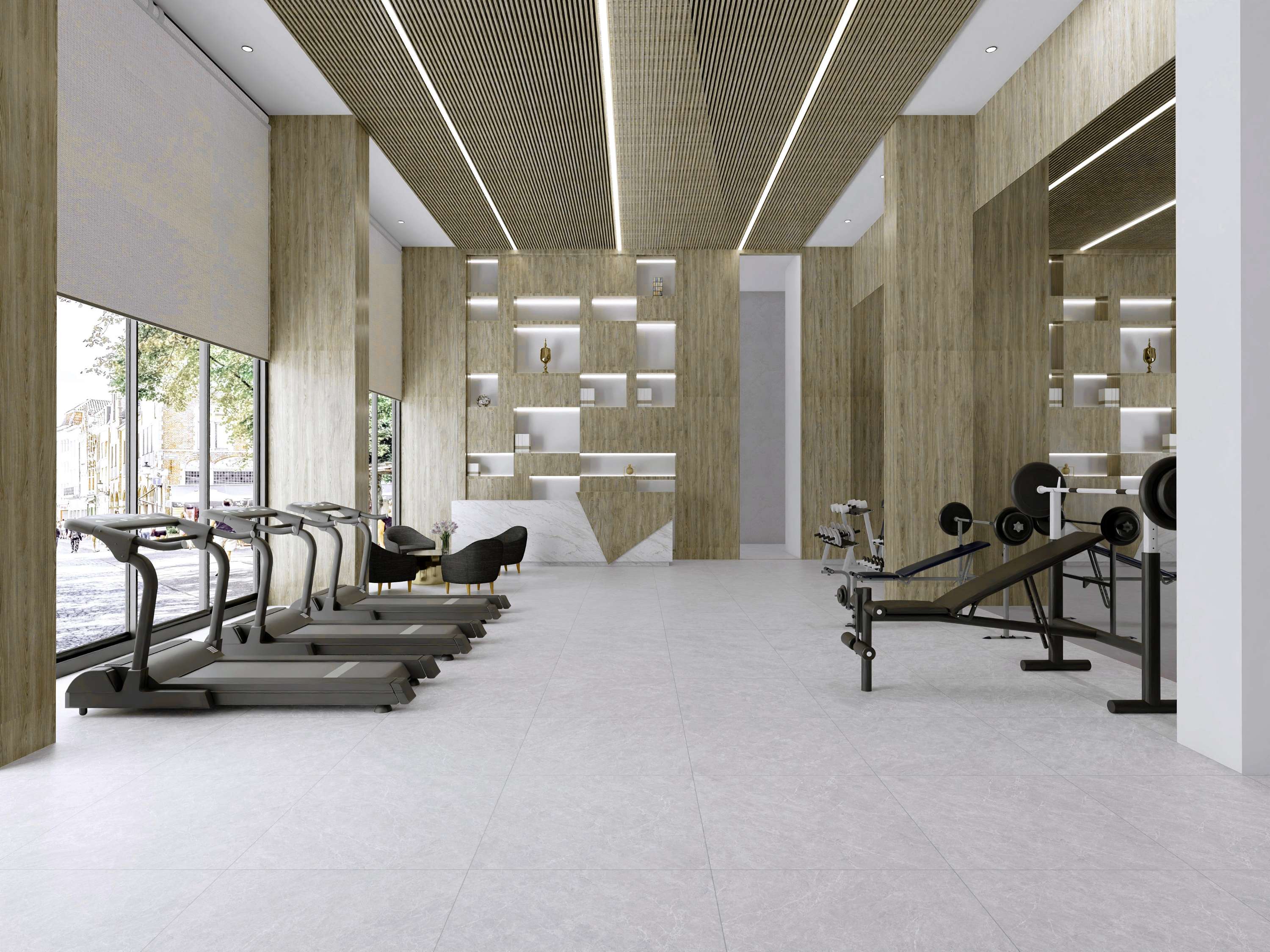 Matt Ceramic Tile 800x800 Code SMM-88023