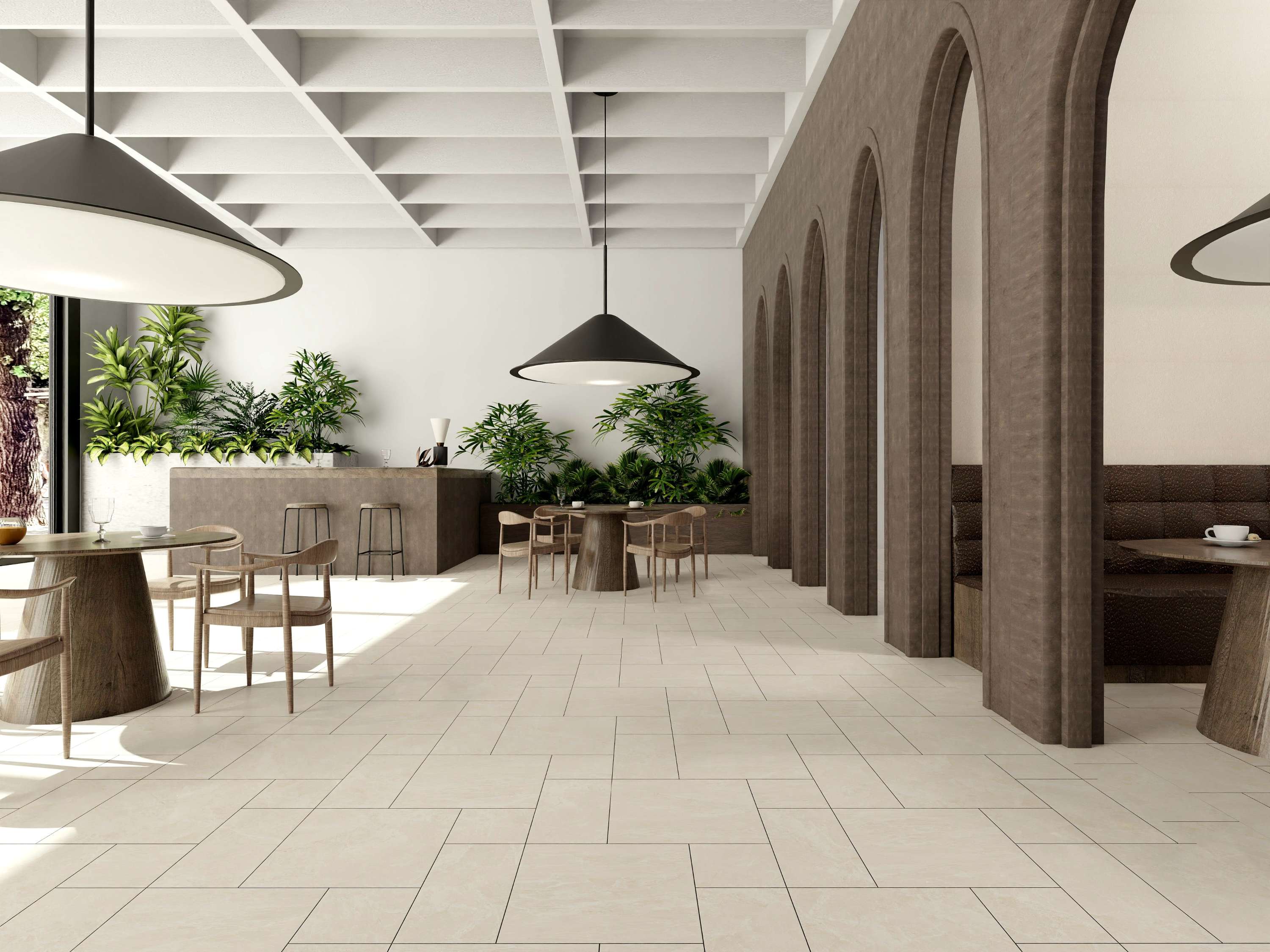 Matt Ceramic Tile 400x800 Code SMM-48007