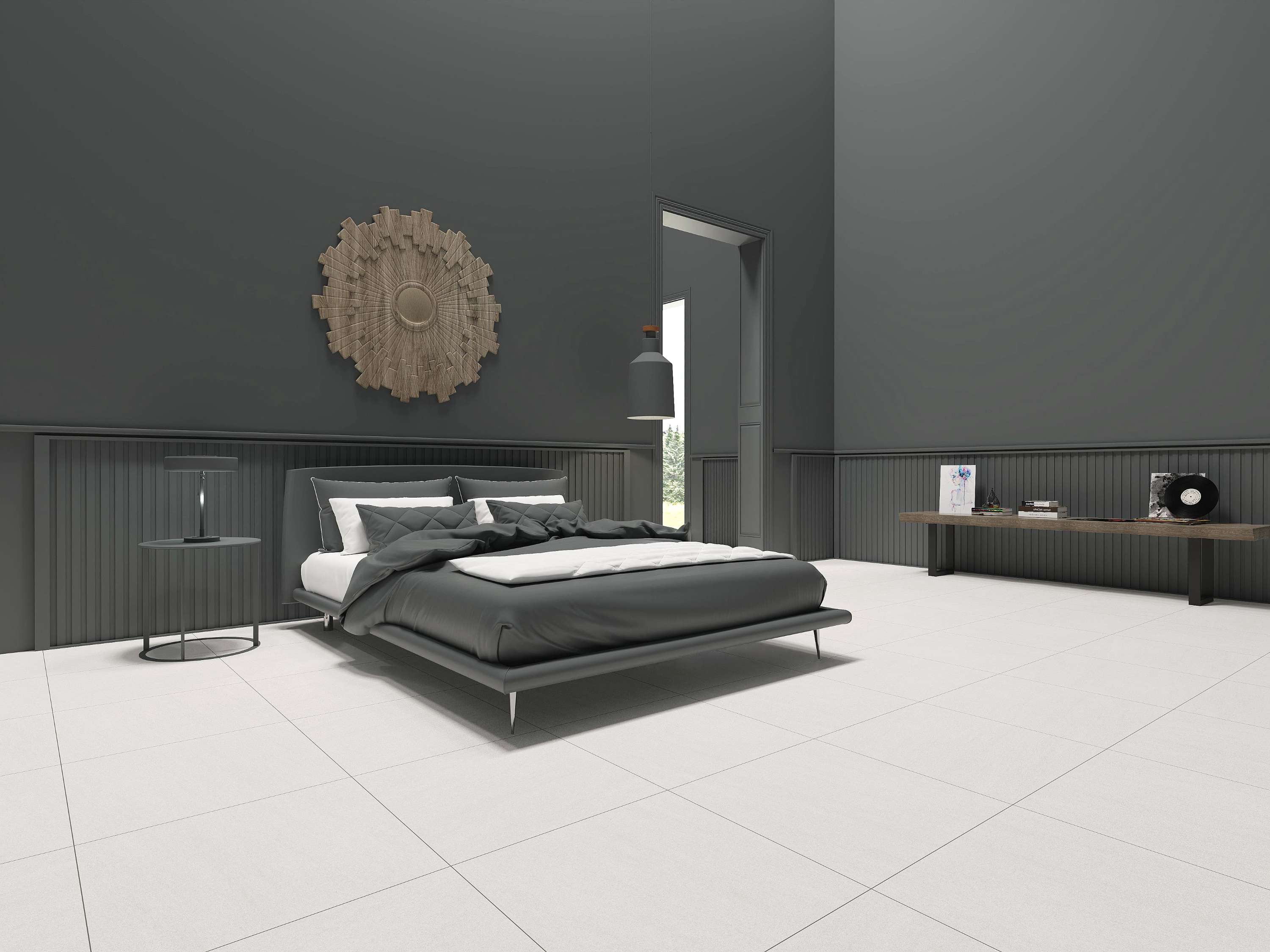 Matt Ceramic Tile 600x600 Code SMM-66001