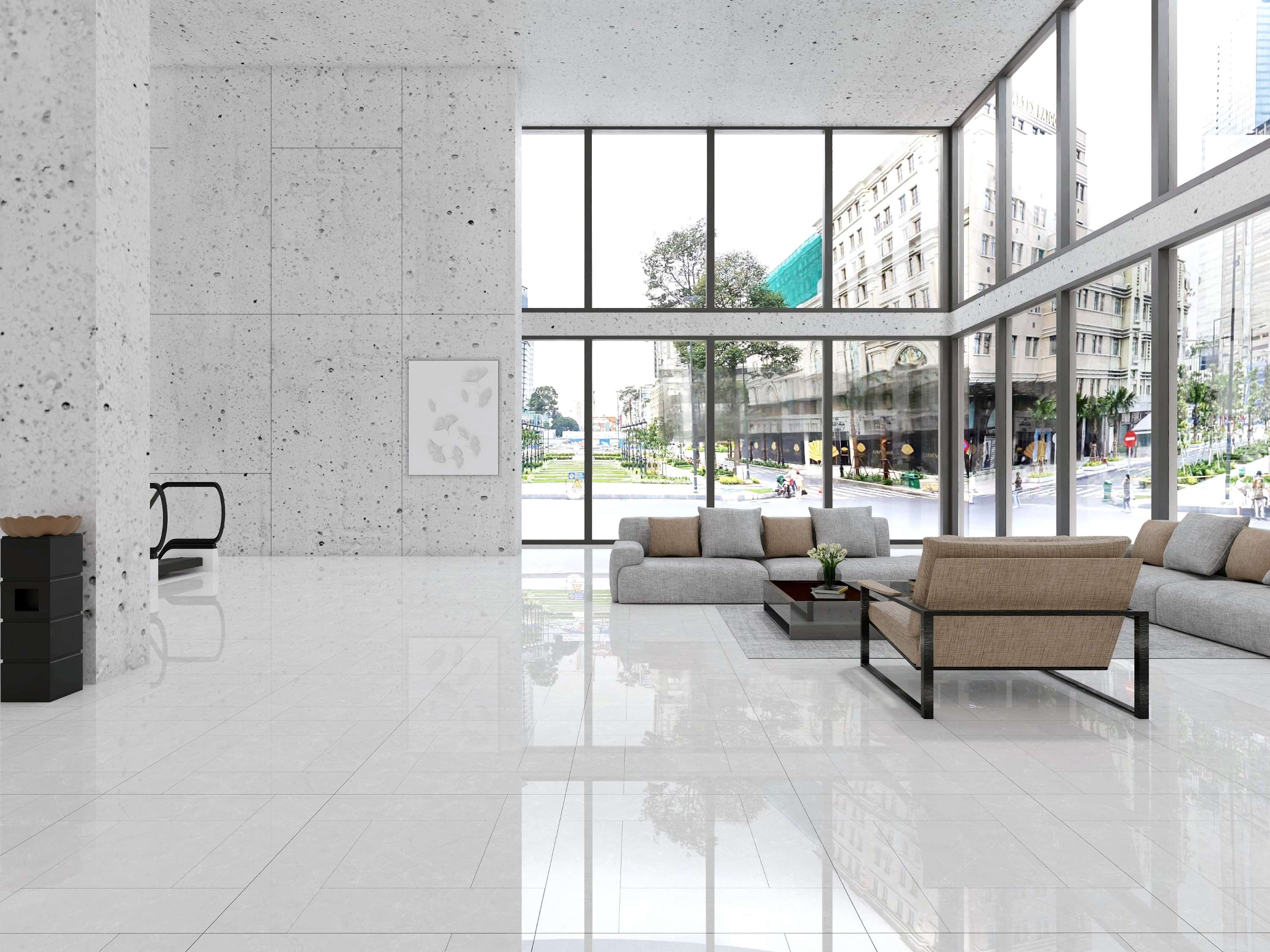 Glossy ceramic tile 800x800mm code SMP-88025 
