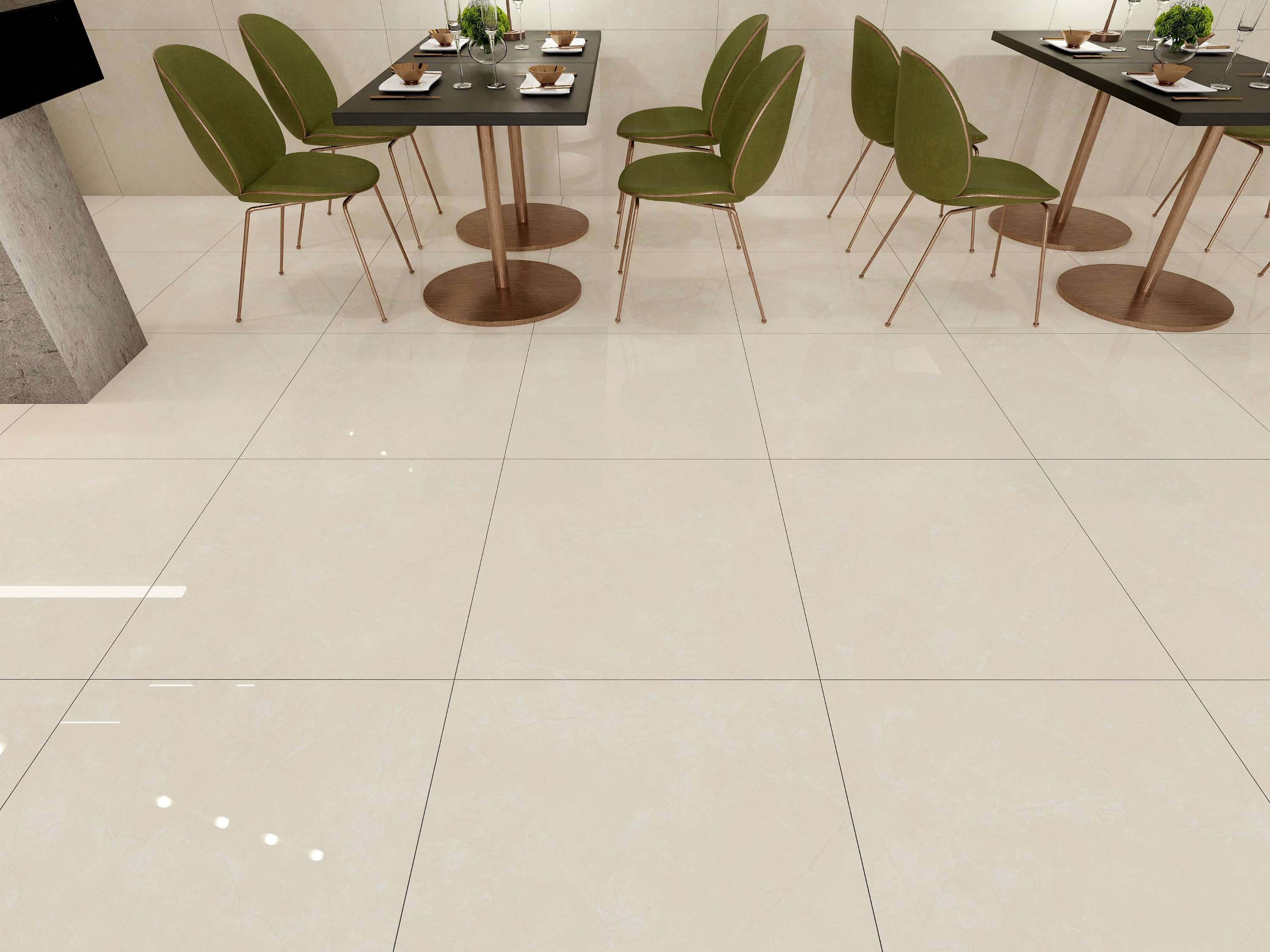 Glossy ceramic tile 800x800 code smp-88027