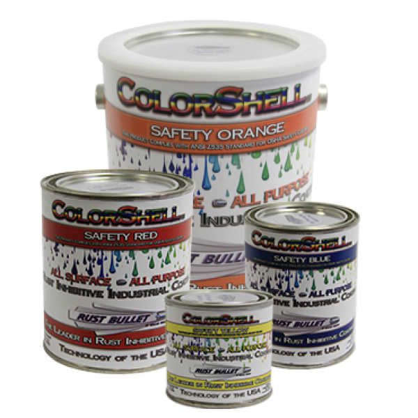 ColorShell USA color coating (meets ANSI Z535 standard) 