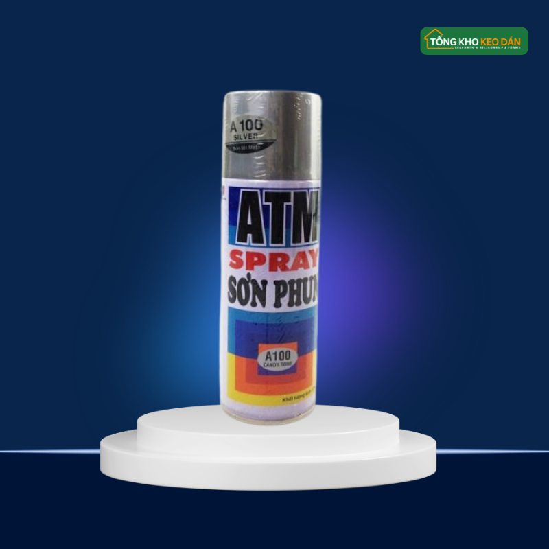 ATM A100 Spray Paint Candy Tone Silver