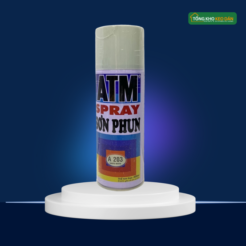 ATM A203 Spray Paint Sanyo White Porcelain Gray 