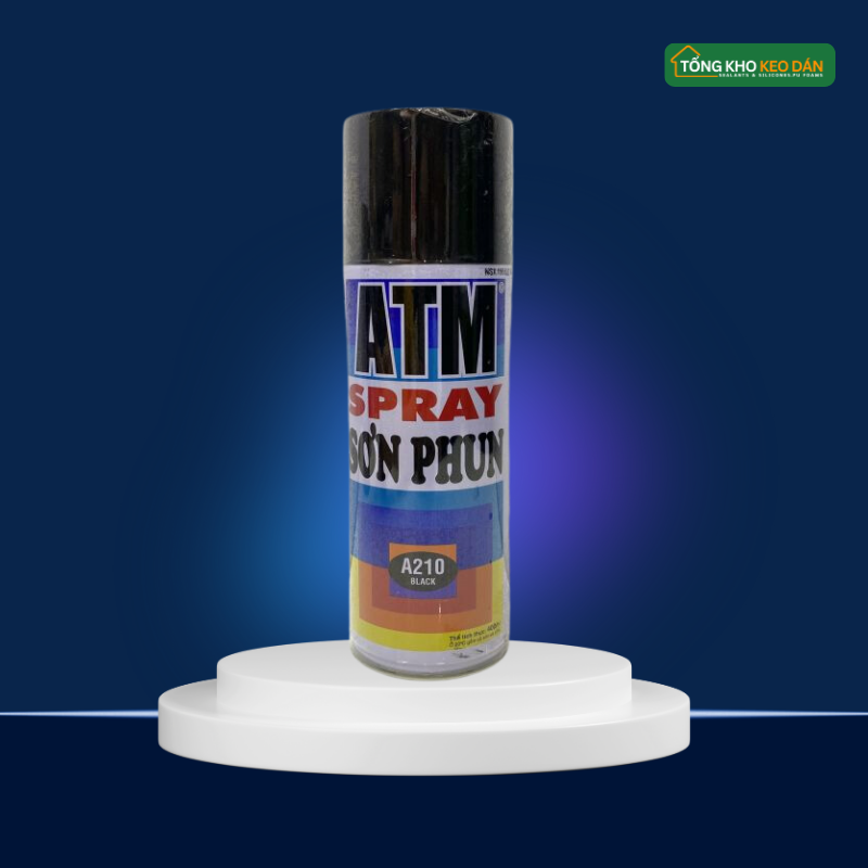 ATM Spray Paint A210 Glossy Black 