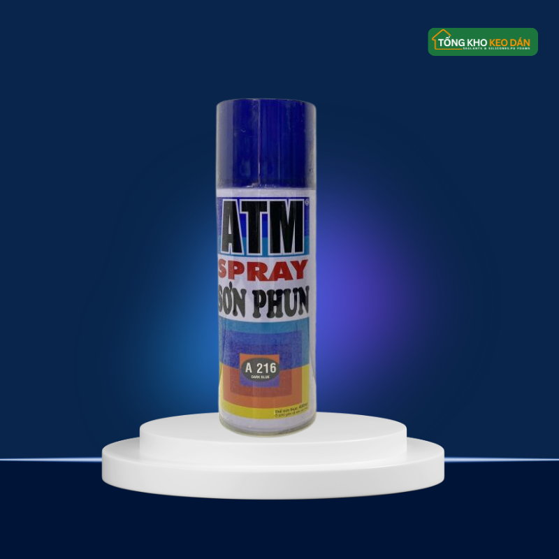ATM Spray Paint A216 High Quality Blue Black 