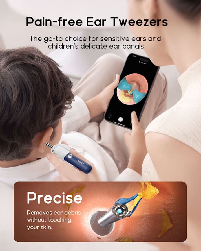 Bebird I35R - Wireless HD Ear Cleaning Headphones