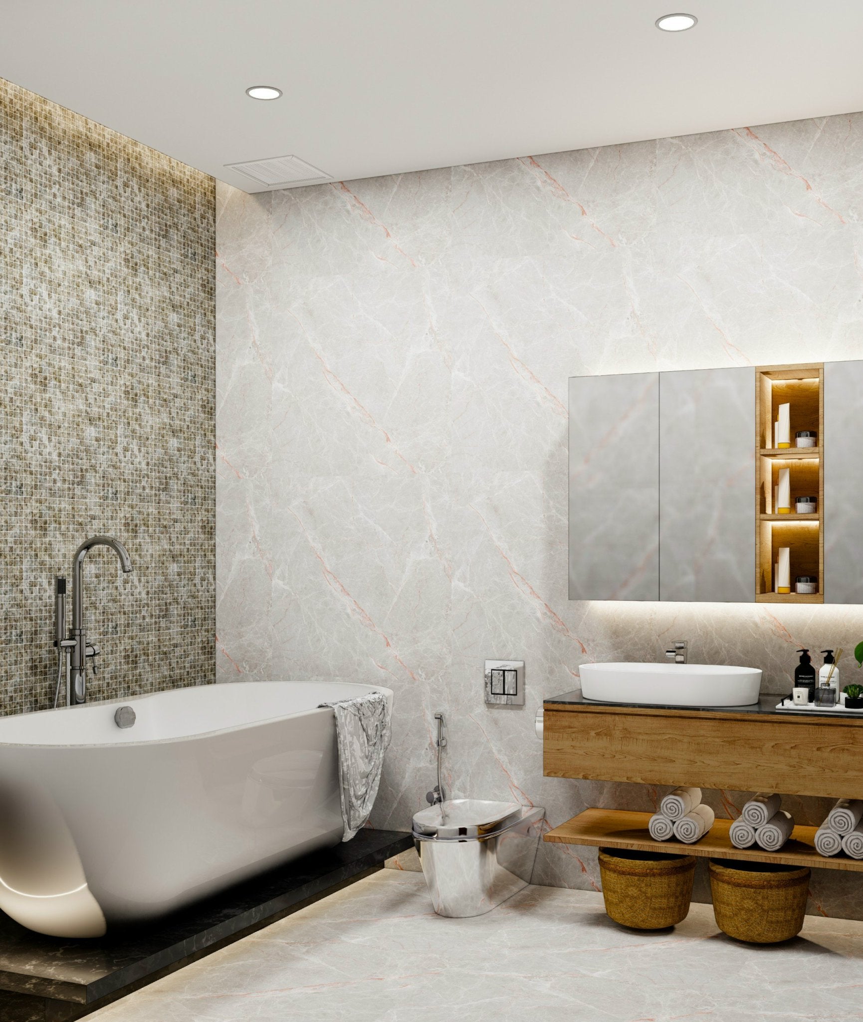 Mosaic hoa văn 4848SD48130P - Daisan Mart