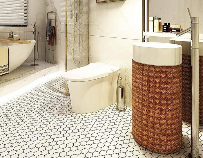 Mosaic lục giác đơn sắc 5159HM51001 - Daisan Mart