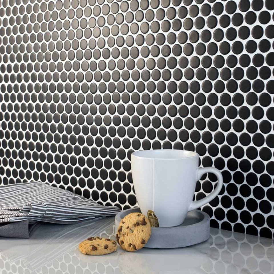 Mosaic tròn bóng 1919C19113 - Daisan Mart