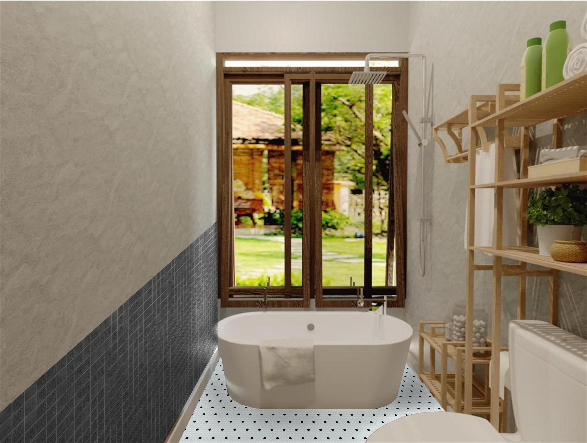 Mosaic tròn mờ 1919C19104 - Daisan Mart