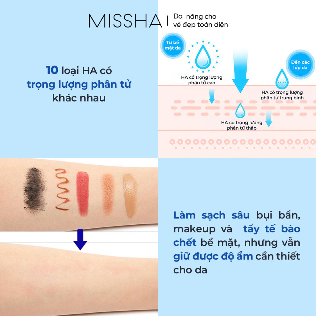 Sữa Rửa Mặt Missha Super Aqua Ultra Hyalron Foaming Cleanser 200ml