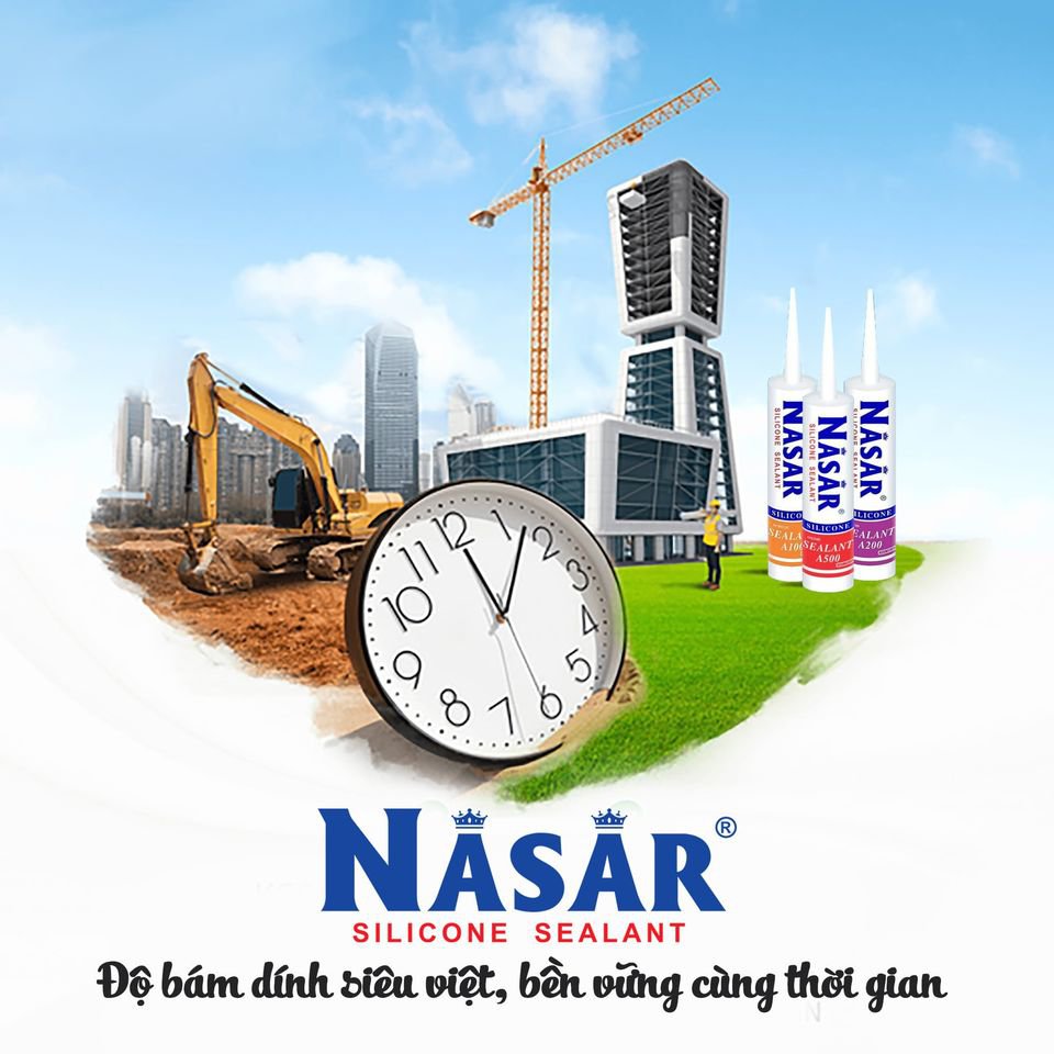 Keo Nasar Silicone A150 – 24 chai/thùng - Daisan Mart