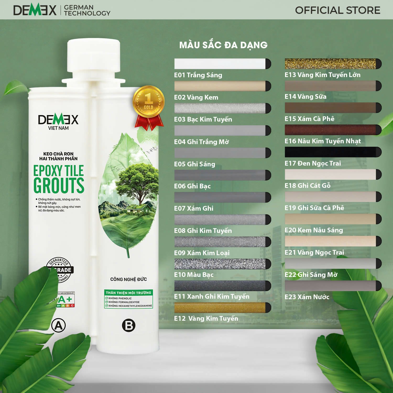 Demex Plus - Keo Chà Ron Chống Thấm Cao Cấp - Daisan Mart