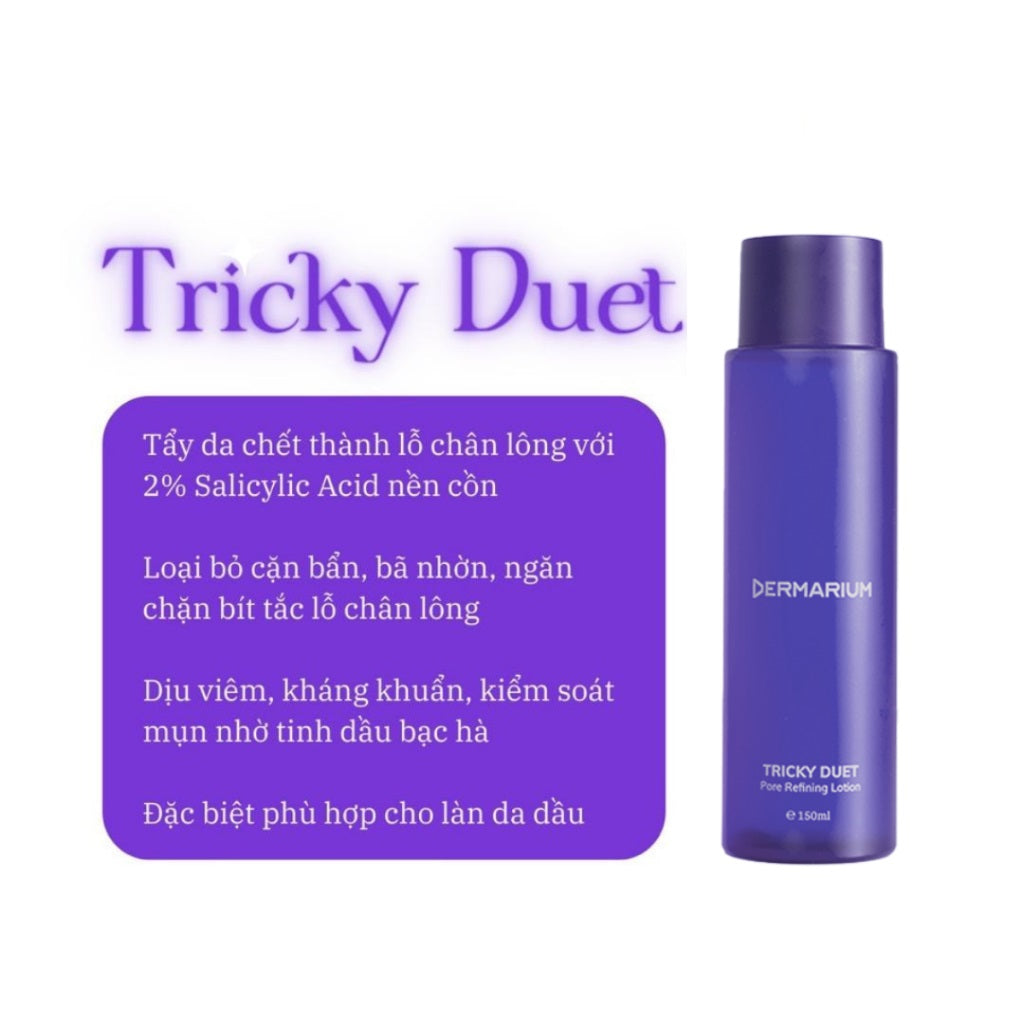 Dermarium Tricky Duet 2% Salicylic Acid Chemical Exfoliant 150ml