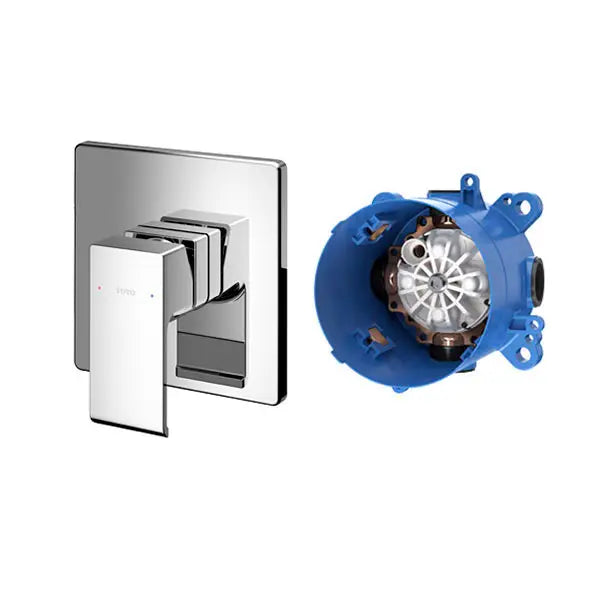 GC hot and cold adjustable nodding valve with wall mounted accessories TBG08303VA_TBN01001B