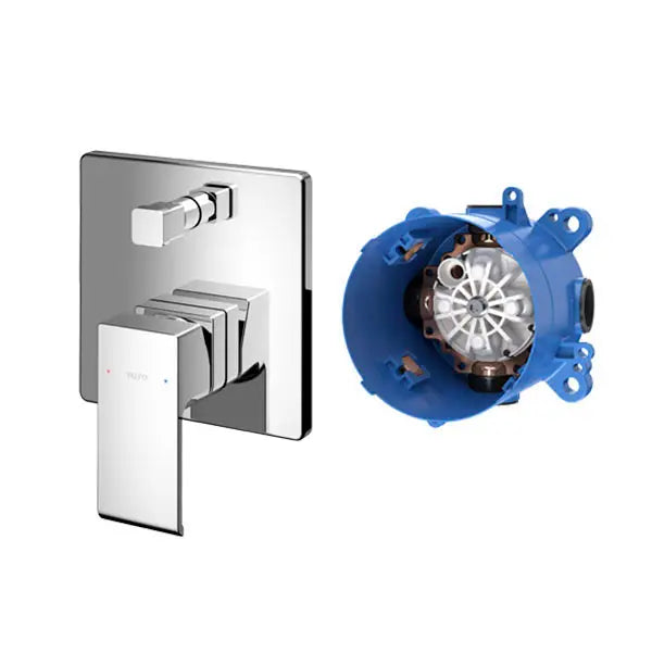 GC hot and cold adjustable nodding valve with direction switch and wall accessories TBG08304VA_TBN01001B