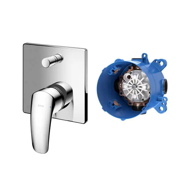 GM hot and cold adjustable nodding valve with direction button and wall accessories TBG09304VA_TBN01001B