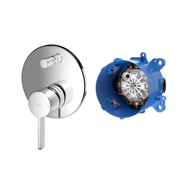GF hot and cold adjustable nodding valve with wall mounted accessories TBG11303V_TBN01001B