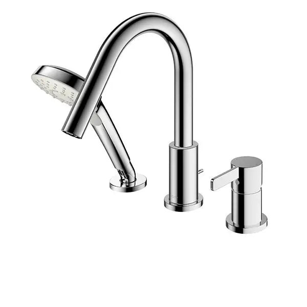 Hot and cold tub faucet with shower GF (3 holes) TBG11305AA