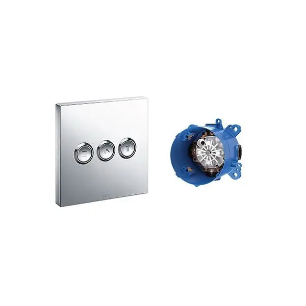 Diverter valve with wall-mounted accessories TBV02105B_TBN01001B