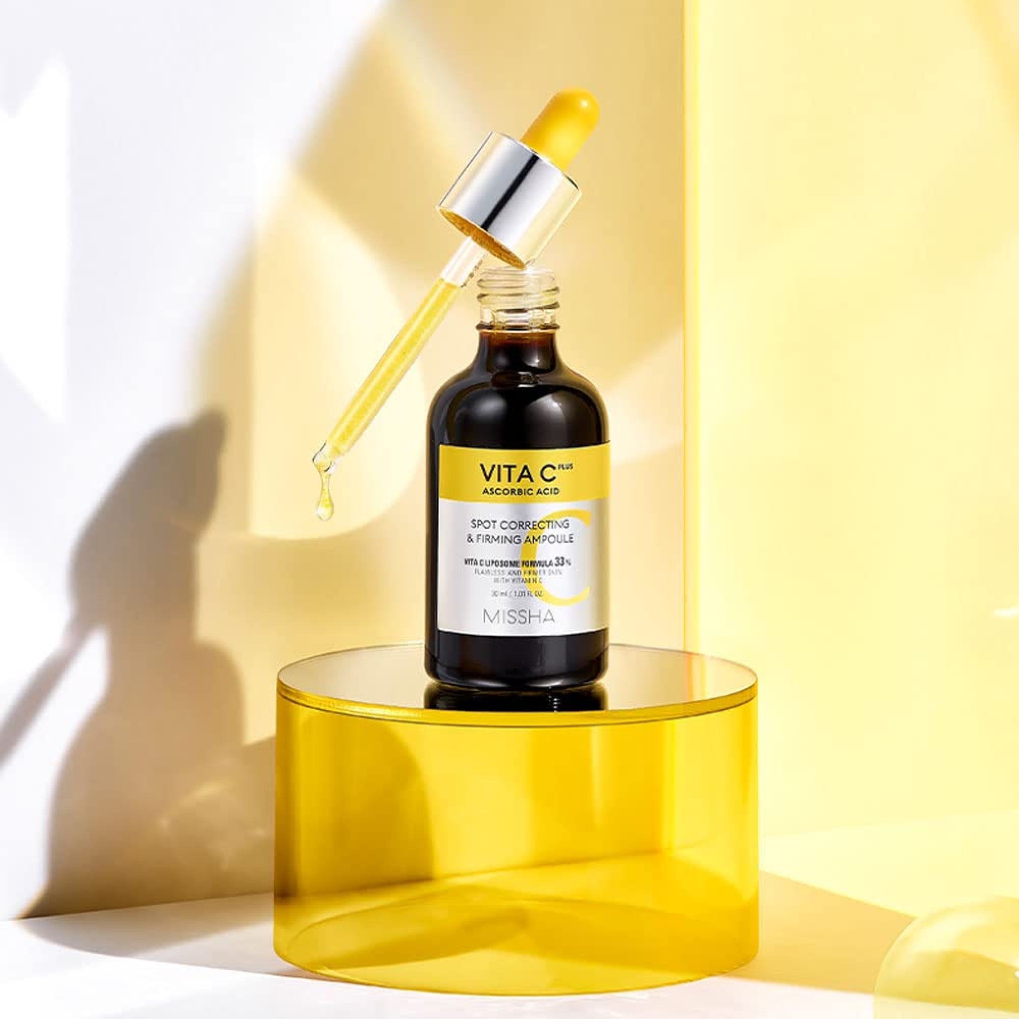 Tinh Chất Dưỡng Sáng Căng Bóng Missha Vita C Plus Spot Correcting & Firming Ampoule 30ml